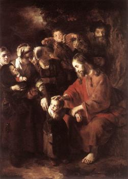 尼古拉斯 瑪斯 Christ Blessing the Children 尼古拉斯 瑪斯 Christ Blessing the Children